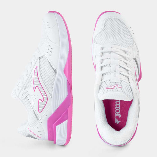 Zapatillas Voley Screen Lady  Blanco Rosado