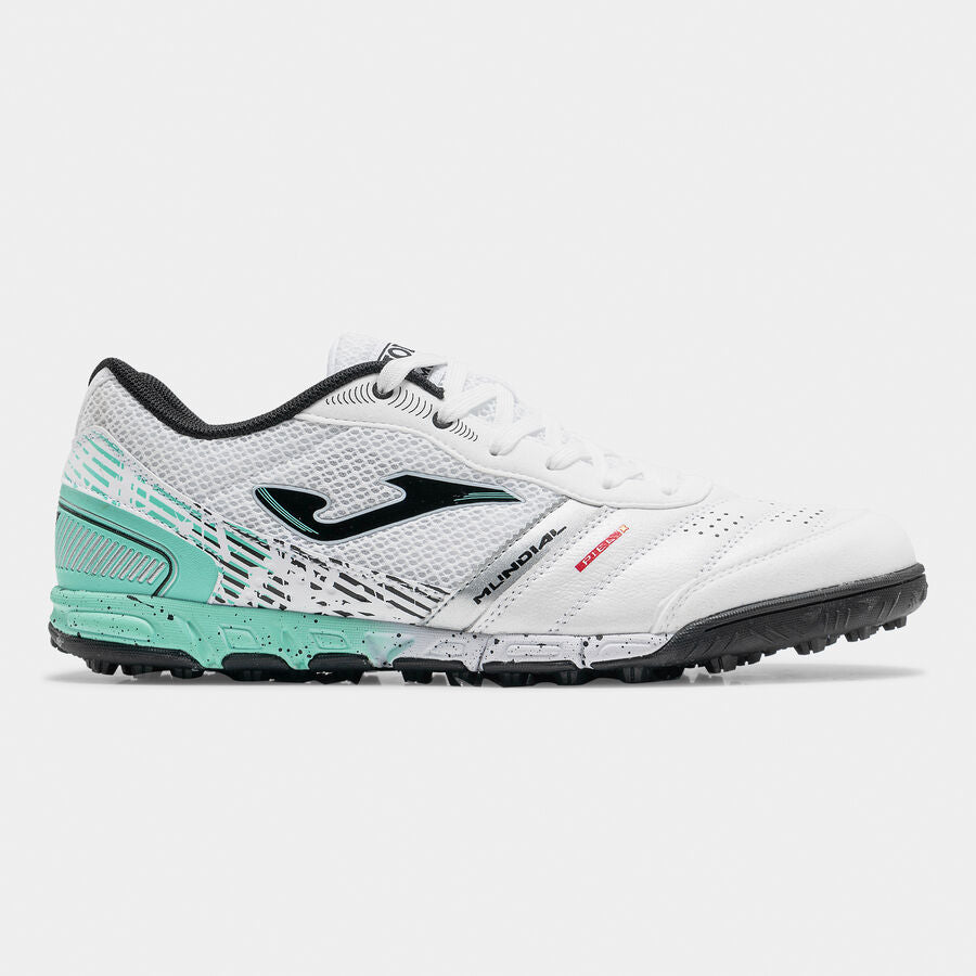Zapatillas Futbol Mundial  TURF Blanco Celeste