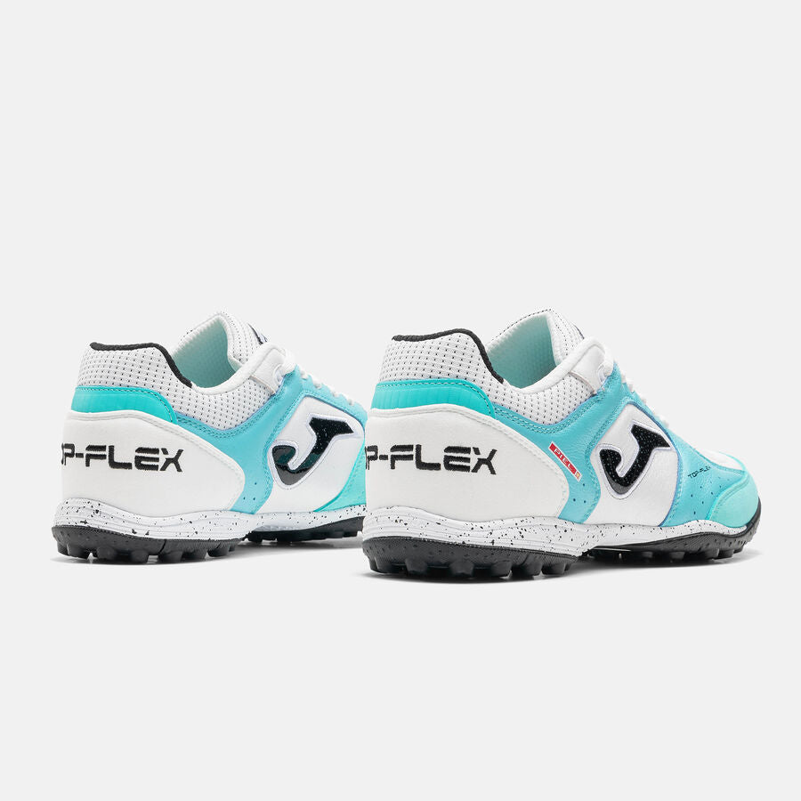 Zapatillas Futbol Top Flex 2642 TF Blanco Celeste